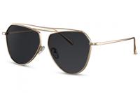CWI zonnebril dames cat. 3 zwart/goud (CWI1392)