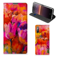 Bookcase Sony Xperia L4 Tulips - thumbnail