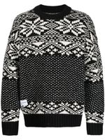 CHOCOOLATE pull à motif en jacquard - Noir