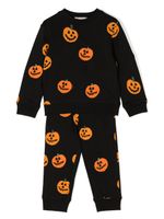 Stella McCartney Kids survêtement Pumpkin en jersey - Noir