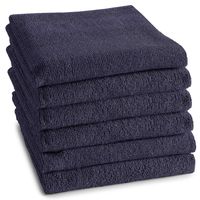 DDDDD Keukendoek Logo Uni Navy Blue (6 stuks) - thumbnail