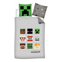 Dekbedovertrek Minecraft Microfiber, 140x200cm - thumbnail