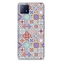 OPPO A53 5G | OPPO A73 5G TPU Siliconen Hoesje Tiles Color - thumbnail