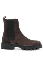 Tod's bottines en daim - Marron - thumbnail