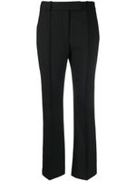 Helmut Lang pantalon Stovepipe en laine stretch - Noir