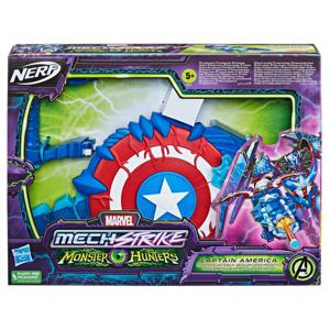 Nerf Marvel Mech Strike Monster Hunters Captain America + 3 Darts