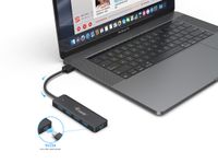 Equip 4-Port-USB-3.2 Gen 1-Hub und Adapter für USB-C USB-C (USB 3.2 Gen 2) multiport hub 5 poorten Zwart - thumbnail