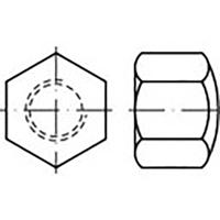 TOOLCRAFT TO-6857394 Zeskant dopmoeren M5 DIN 917 Staal Verzinkt 100 stuk(s)