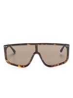 Isabel Marant Eyewear lunettes de soleil Elora à monture oversize - Marron