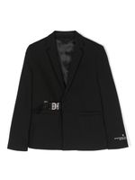 Givenchy Kids blazer 4G à détail de boucle - Noir