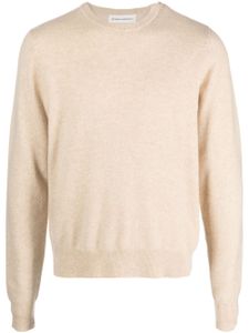 extreme cashmere crew-neck cashmere blend jumper - Tons neutres