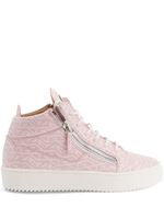 Giuseppe Zanotti baskets Kriss à motif monogrammé - Rose - thumbnail