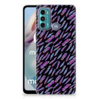 Motorola Moto G60 TPU bumper Feathers Color