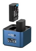 Hähnel - ProCube3 - Voor Panasonic - DSLR Duo Charger - Sneller opladen - USB Type-C ingang