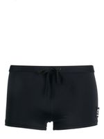 Karl Lagerfeld short de bain à logo imprimé - Noir