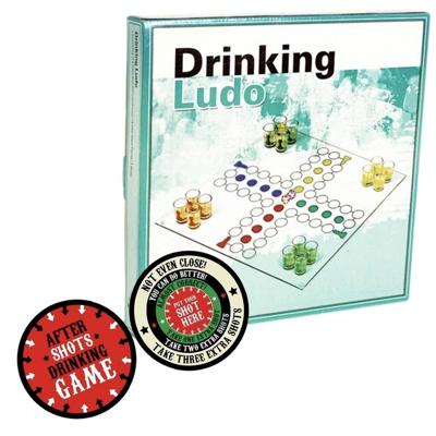Drankspel/drinkspel ergernis bordspel met after shots viltjes