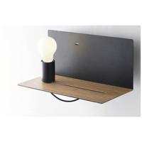 ECO-Light FLASH I-FLASH-AP NER Wandlamp E27 Zwart, Hout - thumbnail