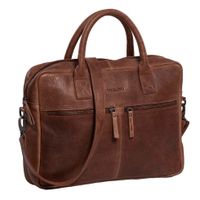 Daniel Ray Leather Werktas/Laptoptas 15.6&apos;&apos; Clearwater Cognac - thumbnail