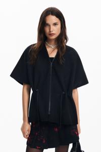 Verstelbare poncho - BLACK - U