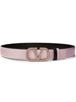 Valentino Garavani ceinture VLogo Signature 30mm à design réversible - Violet