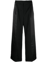 Saint Laurent pantalon de costume à coupe ample - Noir