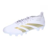 adidas Predator League MG FTWR Voetbalschoenen voor heren, wit/goud met./sandy beige met 39 1/3, Ftwr White Gold Met Sandy Beige Met, 39.50 EU