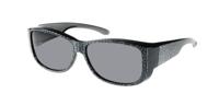 FitOfar overzetzonnebril met grijze lens VZ0035S1 grijs/zwart