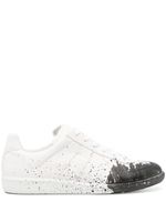 Maison Margiela Replica Paint-Splatter low-top sneakers - Blanc