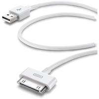 Cellularline USBDOCKCIPHONE USB-datakabel voor Apple iPhone 3/3GS/4/4S wit