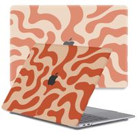 Lunso MacBook Air 13 inch M1 (2020) cover hoes - case - Orange Fever - thumbnail