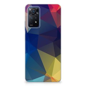 Xiaomi Redmi Note 11 Pro 5G TPU Hoesje Polygon Dark