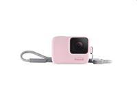 GoPro beschermhoes + draagband in roze (HERO7 Black/Hero7 Silver/Hero7 White/Hero6 Black/Hero5 Black), officiële GoPro-accessoires