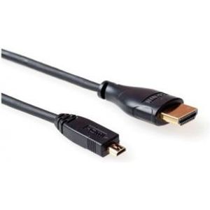 ACT AK3798 HDMI kabel 2 m HDMI Type A (Standaard) HDMI Type D (Micro) Zwart