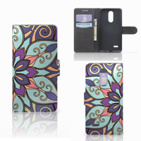 LG K4 (2017) Hoesje Purple Flower