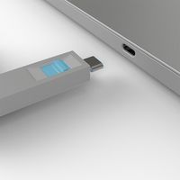 Lindy 40465 poortblokker Poortblokker + sleutel USB Type-C Blauw Acrylonitrielbutadieenstyreen (ABS) 1 stuk(s) - thumbnail