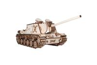 Art Bizniz 3D puzzel Tank ISU-152 48 x 22 cm hout bruin 694 st.