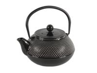 Theepot Gietijzer Zwart 0.8 Liter