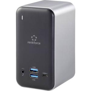 Renkforce RF-DKS-650 USB-C dockingstation Geschikt voor merk: Universeel Incl. laadfunctie