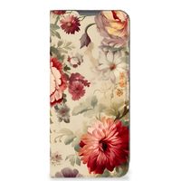 Smart Cover voor OPPO A77 5G | A57 5G Bloemen