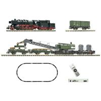 Fleischmann 5170004 N z21 start digitale set stoomlocomotief BR 051 met kraantrein van de DB - thumbnail