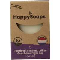 Happysoaps Gezichtreiniger bar lavendel (70 gr) - thumbnail