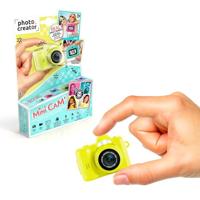 Canal Toys – Photo Creator – Mini Cam' digitale camera en video – Pro – met sleutelhanger en 1 GB SD-kaart inbegrepen – CLK 062, geel