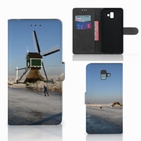 Samsung Galaxy J6 Plus (2018) Flip Cover Schaatsers