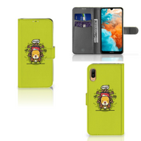 Huawei Y6 (2019) Leuk Hoesje Doggy Biscuit - thumbnail