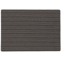 Stevige luxe Tafel placemats Lines zwart 30 x 43 cm   -