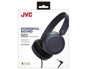 JVC HA-S31M-A Headset Bedraad Hoofdband Oproepen/muziek Blauw