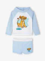 Badpakset Simba T-shirt met UV-bescherming + zwembroek Disney® LEEUWENKONING hemelsblauw