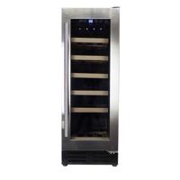 Vinata Tenibres Wijnklimaatkast Vrijstaand en onderbouw - Zilverkleurig - Wijnkoelkast 18 flessen - 82 x 29.5 x 57.5 cm