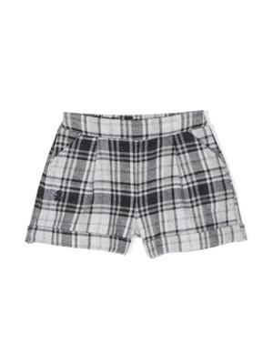 Le Bebé Enfant Shorts met geborduurd logo - Grijs