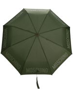 Moschino parapluie compact à logo imprimé - Vert - thumbnail